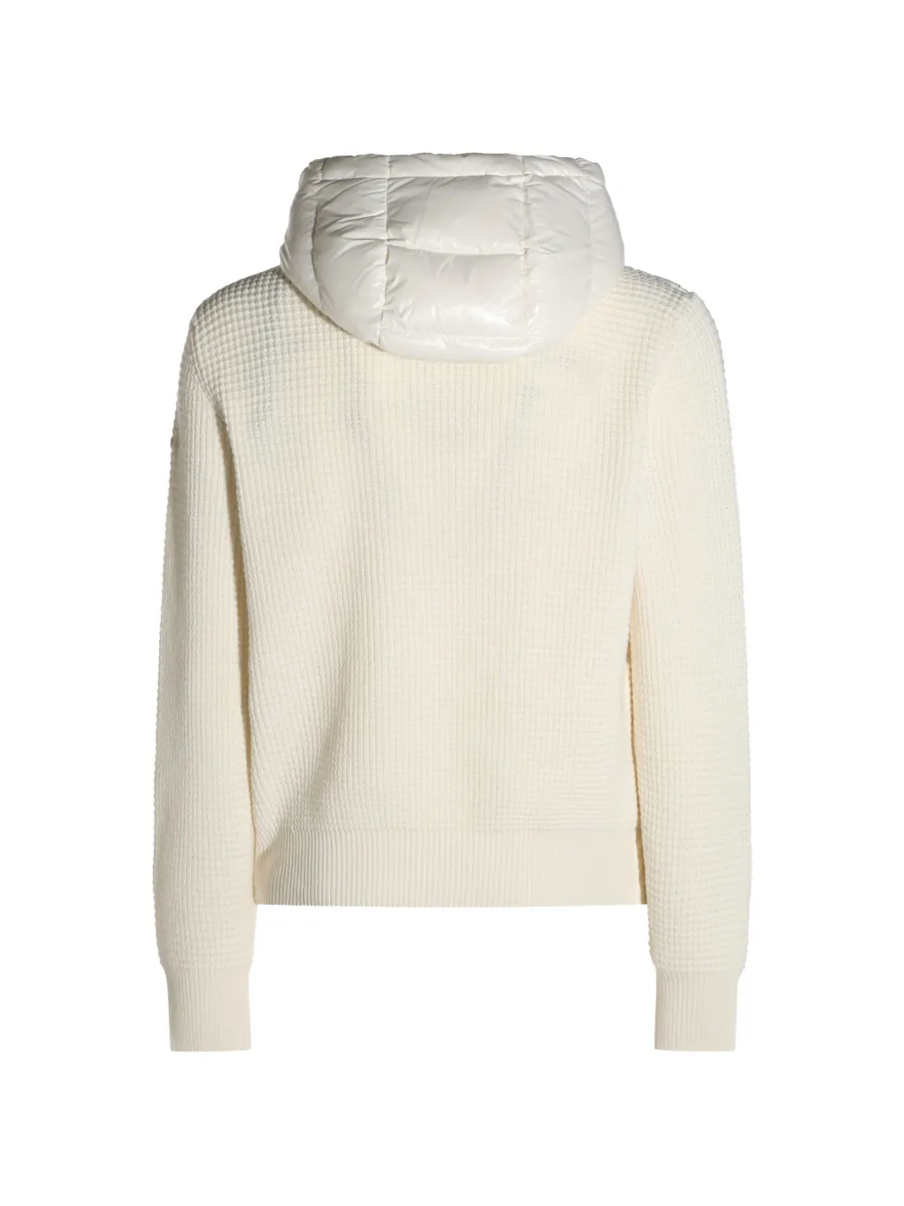 Moncler Padded Panelled Hoodie | White | FARFETCH