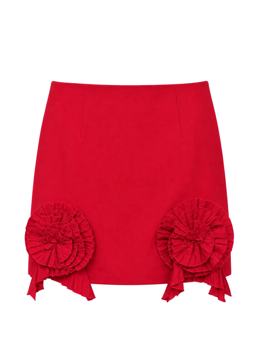 Blumarine rosette-embellished mini skirt
