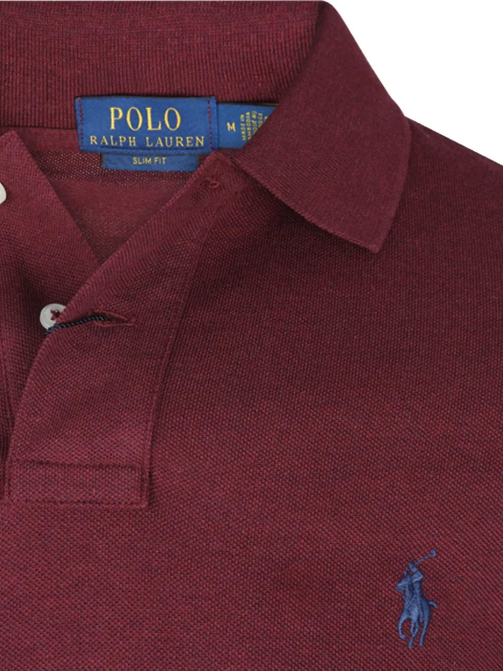 Polo Ralph Lauren Getailleerd mesh poloshirt Rood