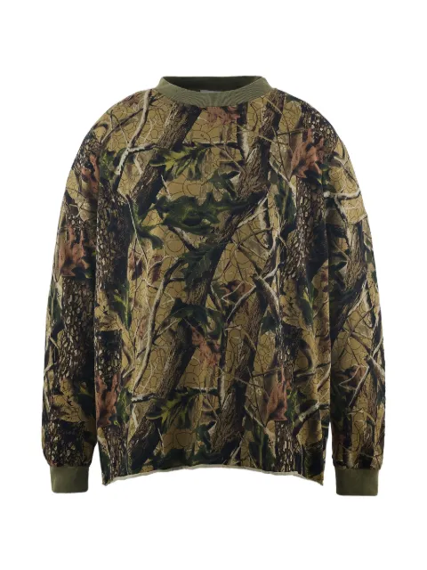 Takashi Murakami camo-print long-sleeve T-shirt