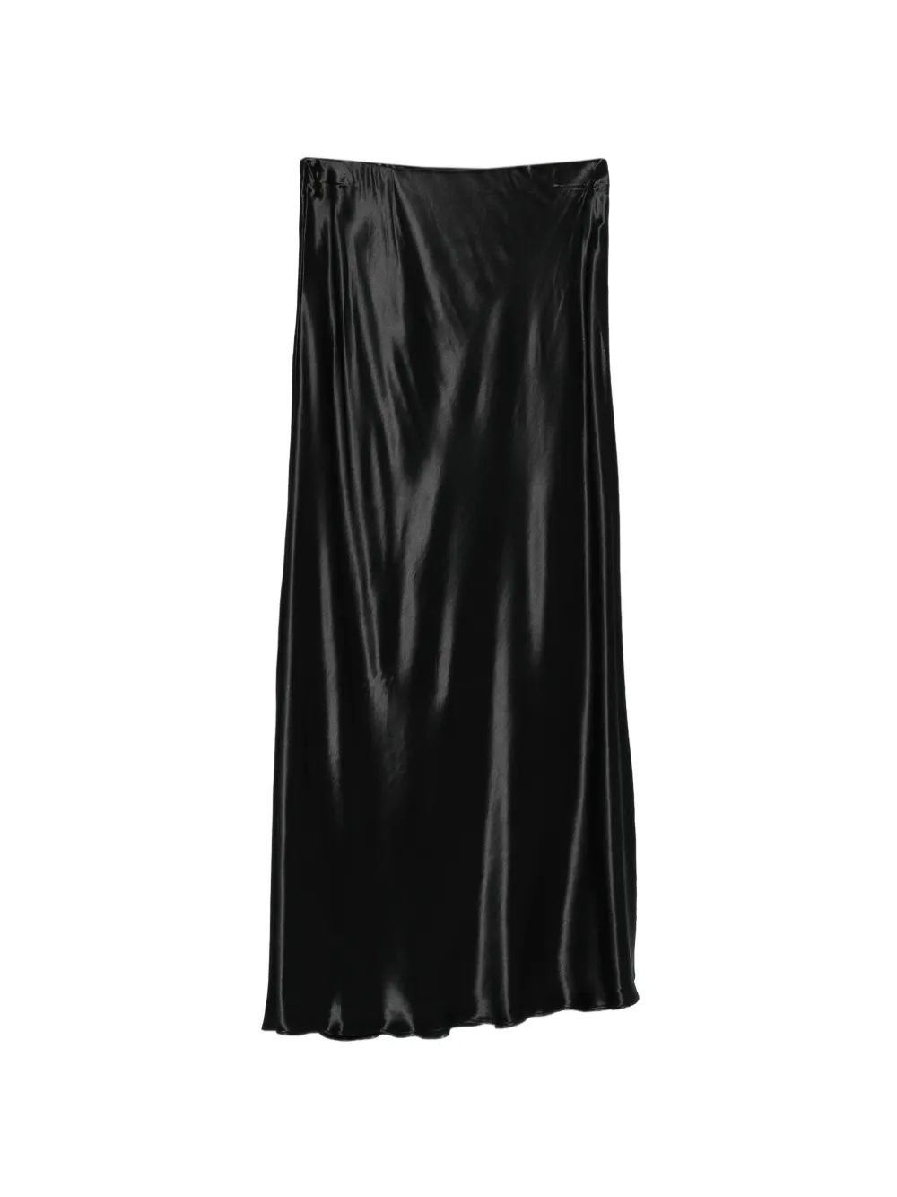 Erika Cavallini satin-finish midi skirt