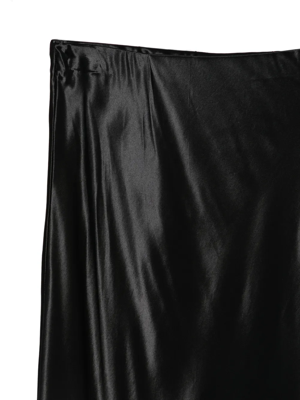 Erika Cavallini Midi-rok met satijnen afwerking Zwart