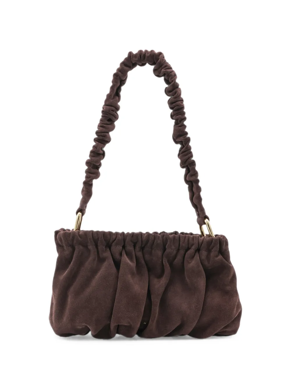 Marni Schoudertas met ruches Bruin