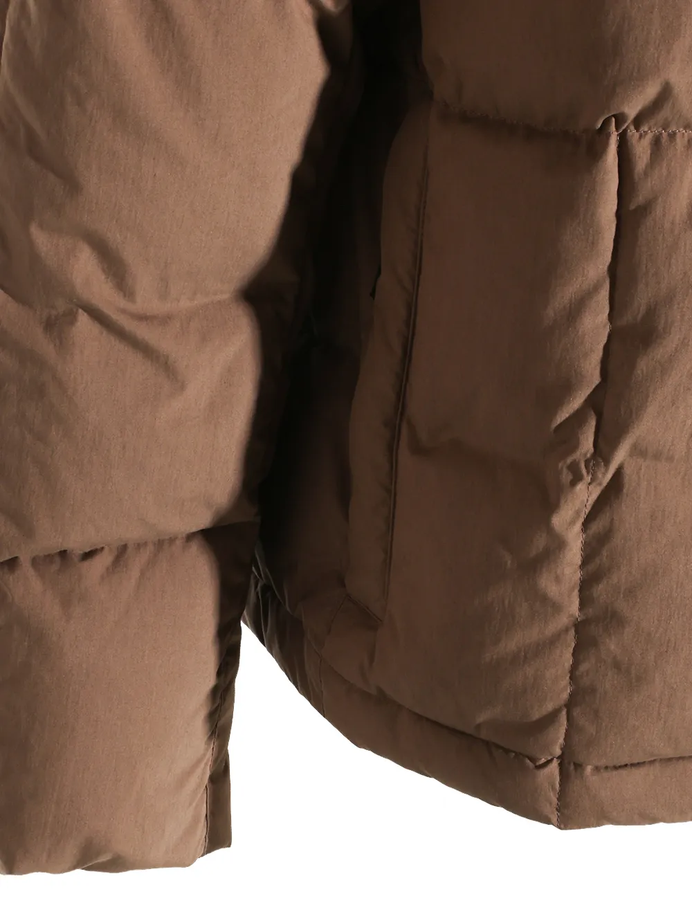 Stone Island quilted logo-patch jacket Bruin