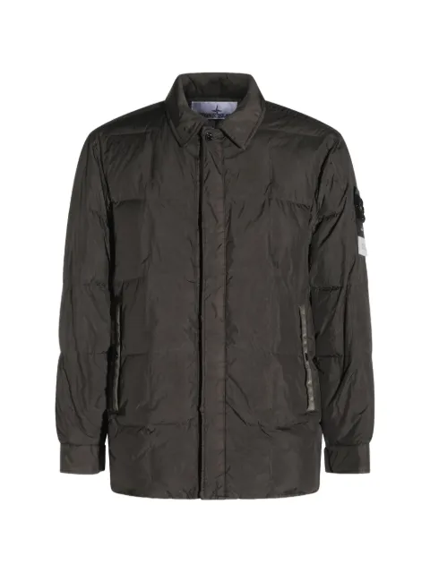 Stone Island Crinkle Reps NY quilted coat