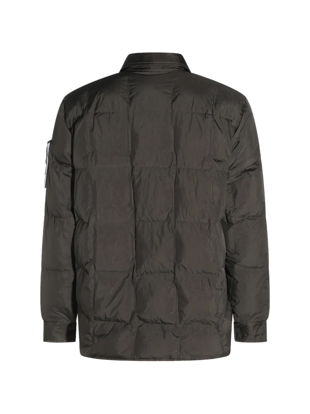 Stone Island Crinkle Reps gewatteerd jack Grijs
