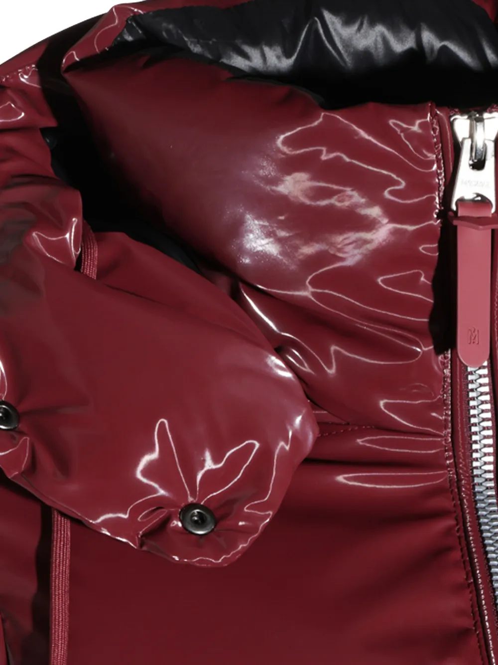 Mackage glossy-finish padded jacket Rood