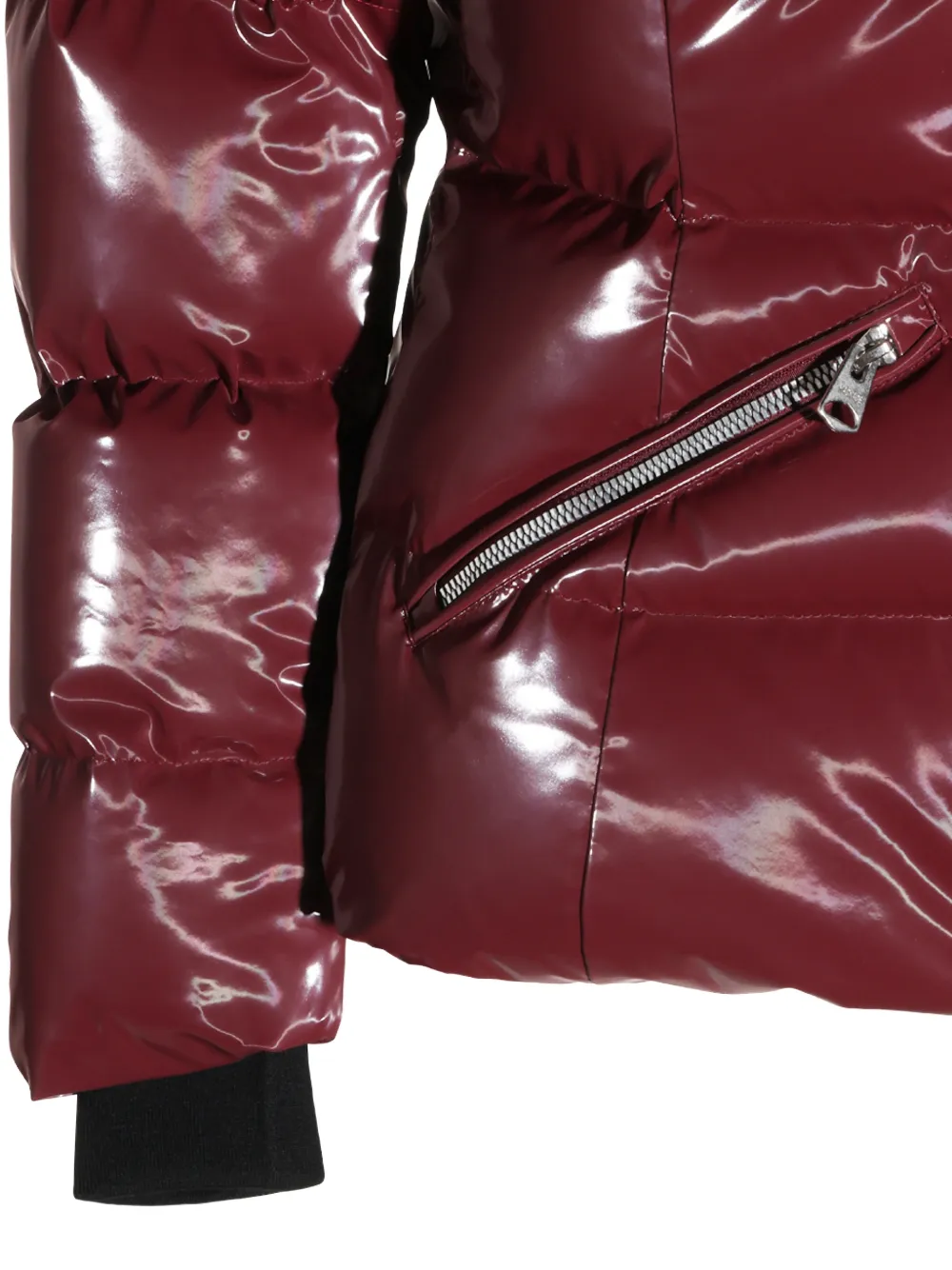 Mackage glossy-finish padded jacket Rood