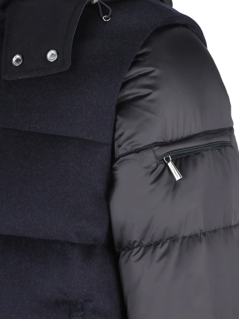 Moorer Jack met capuchon Blauw