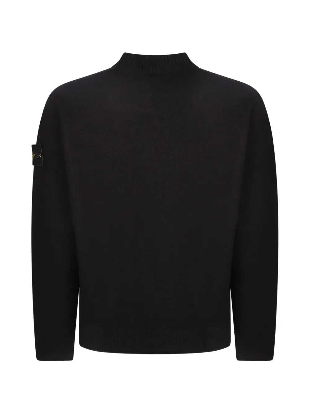 Stone Island Trui met logopatch Zwart