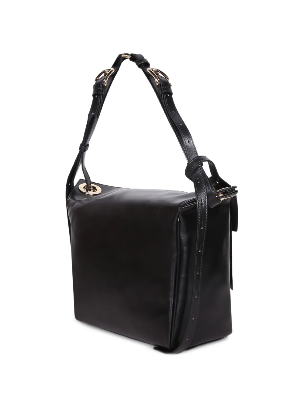 Furla Leren rugzak met logoprint Zwart