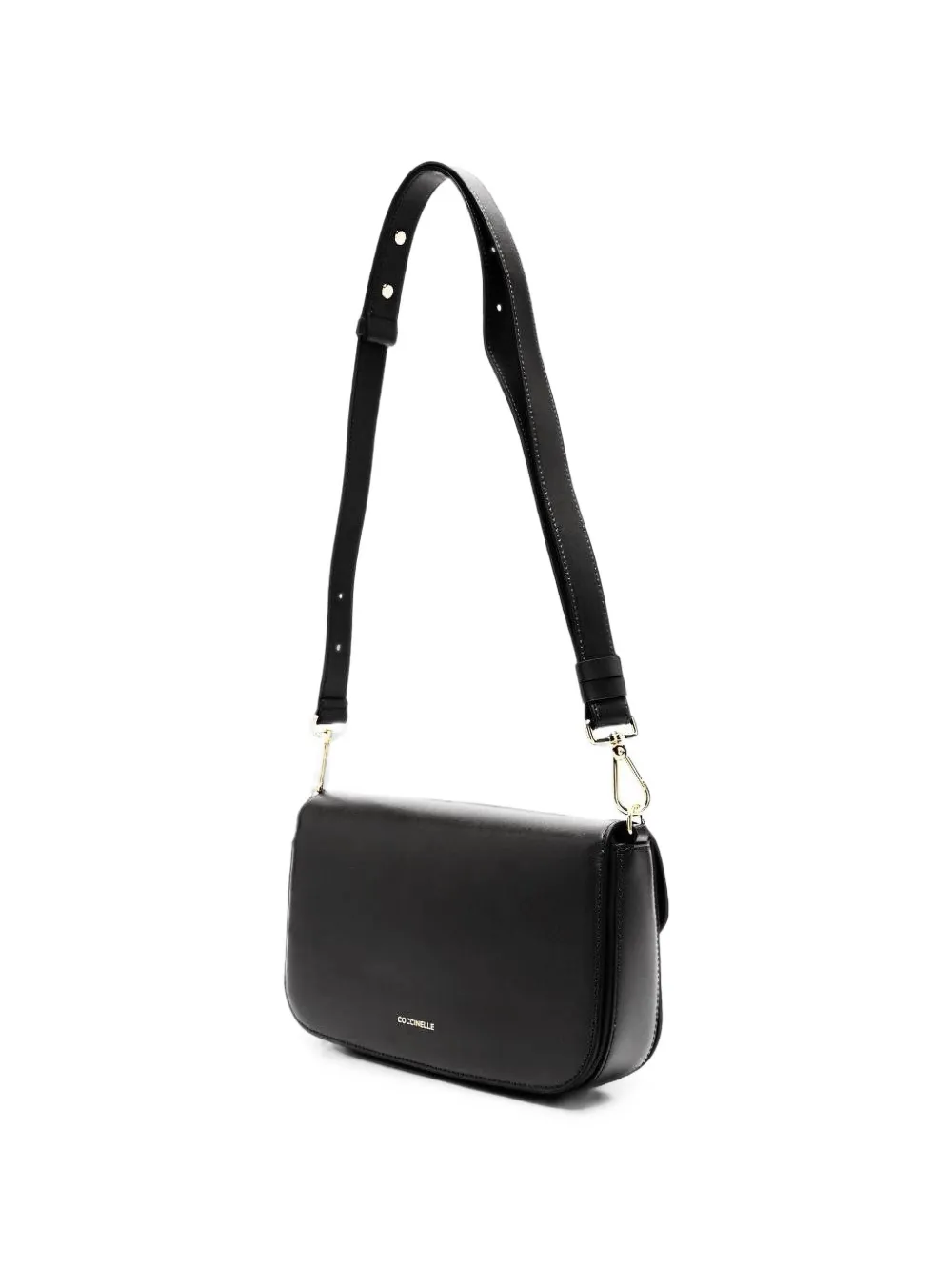 Coccinelle Medium C-Me crossbodytas met logoplakkaat Zwart