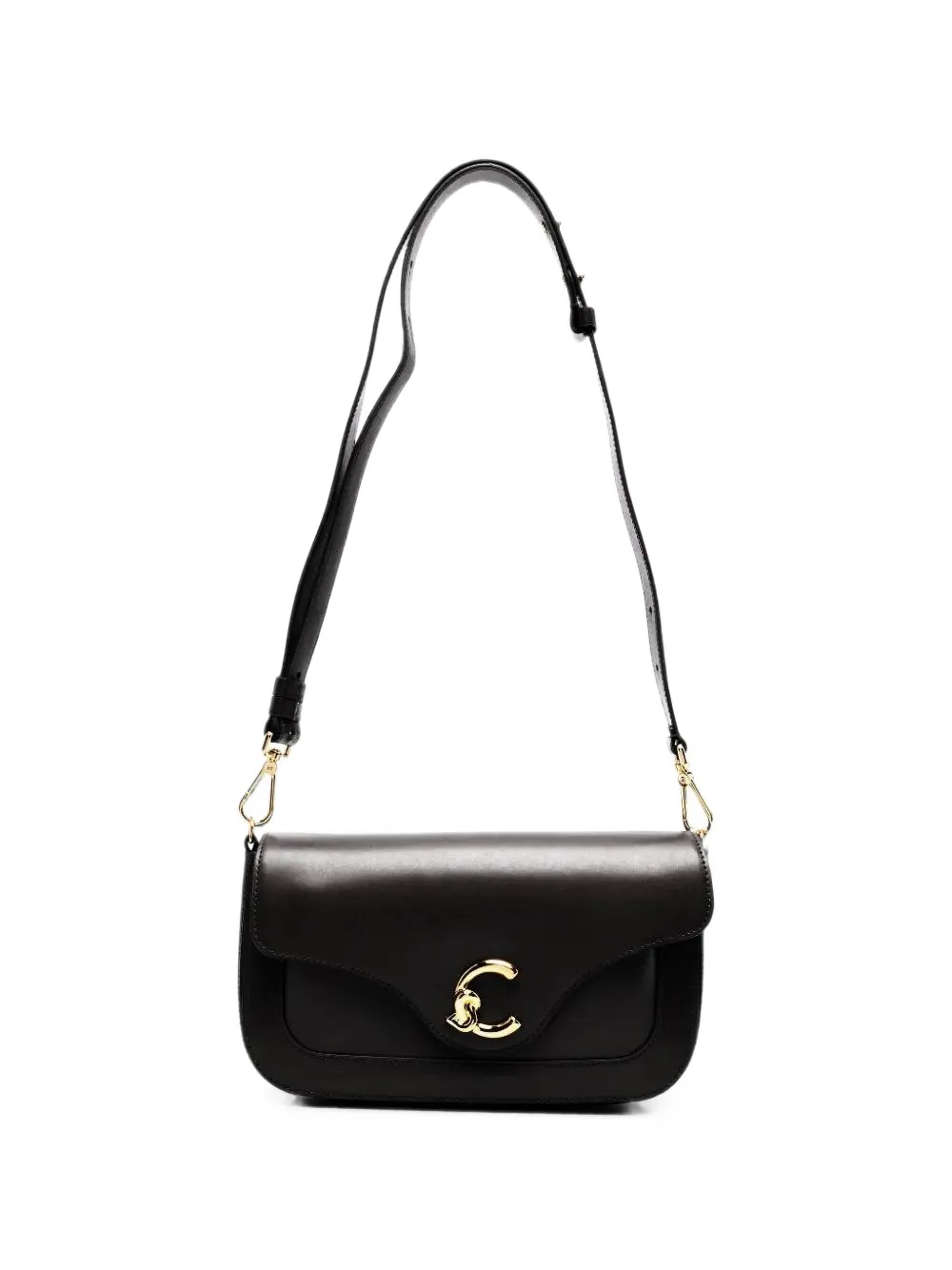 Coccinelle C-Me Medium leather shoulder bag - Nero