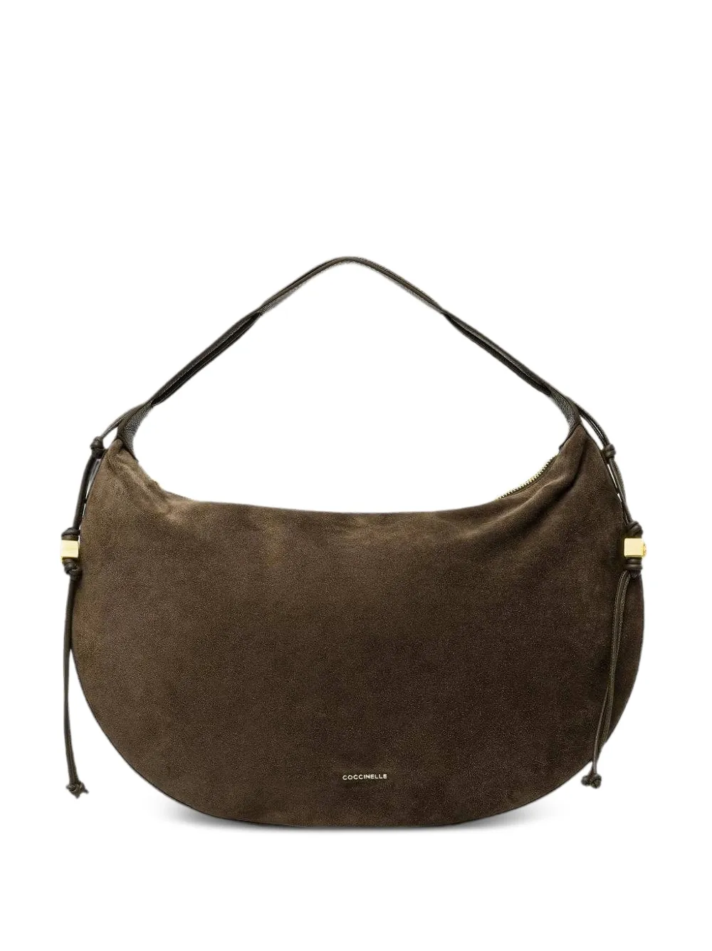 Coccinelle suede leather shoulder bag