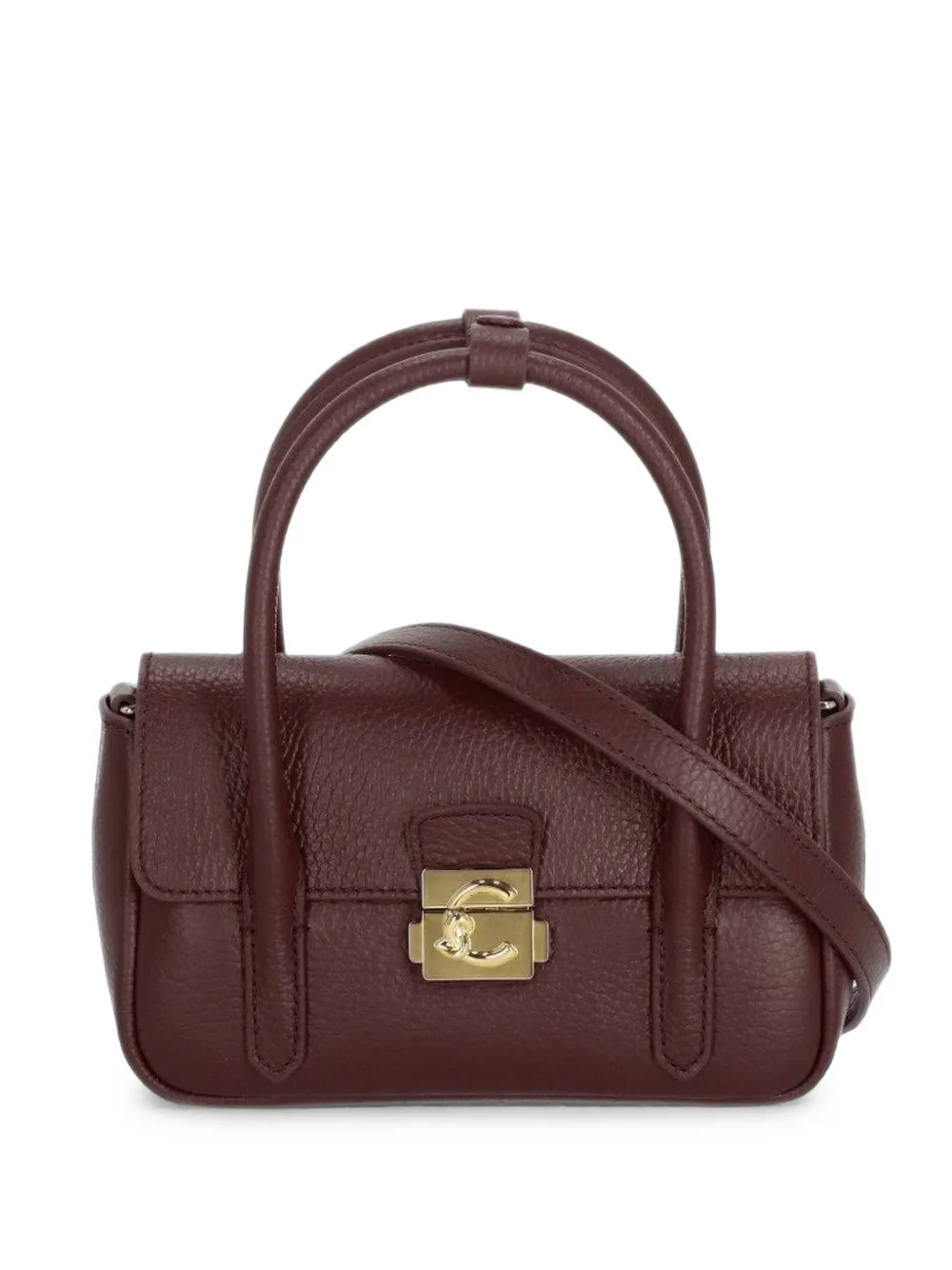 Coccinelle mini C-Me grained-leather tote bag · OS