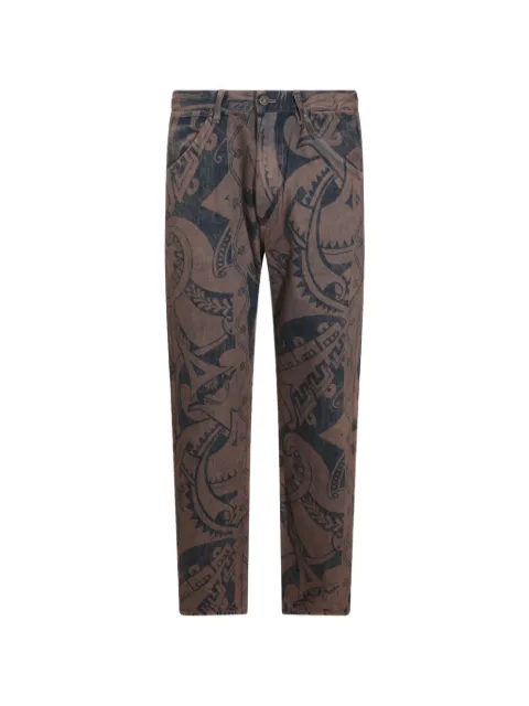 Vivienne Westwood jean Ranch à imprimé graphique