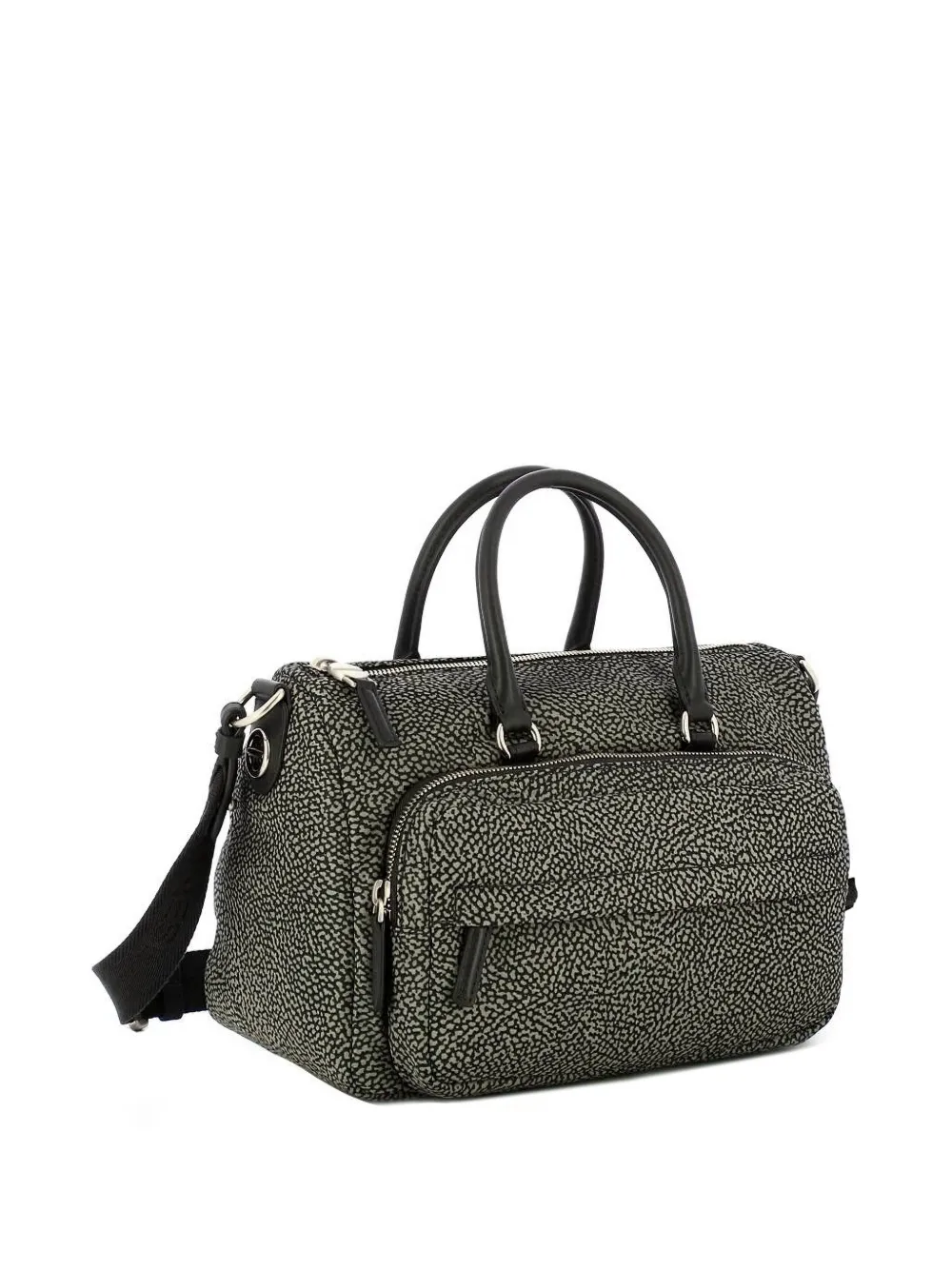 Borbonese Op Occhio di Pernice shopper Wit