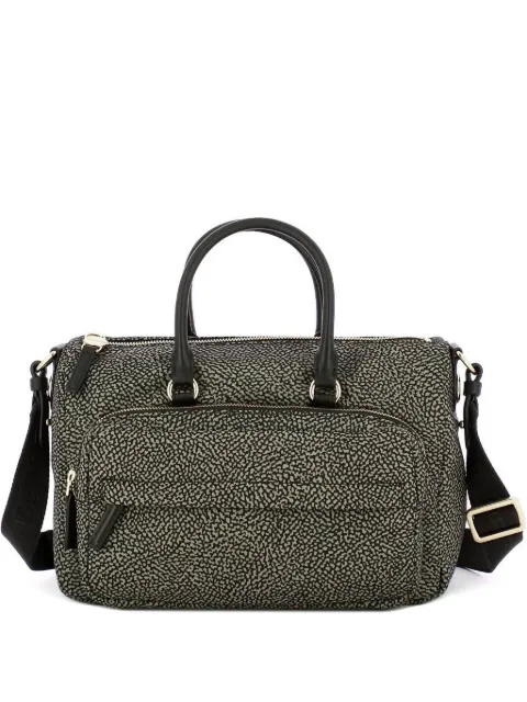 Borbonese Op Occhio di Pernice tote bag