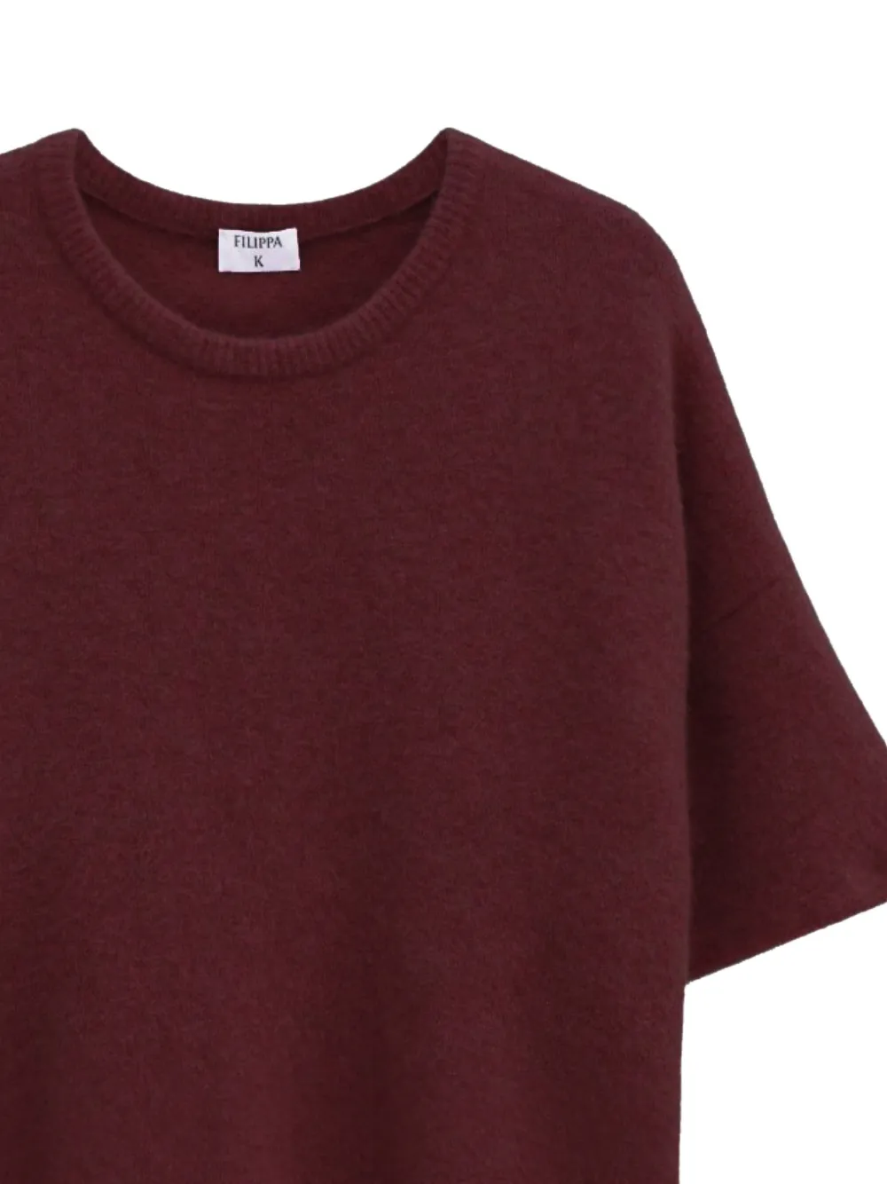Filippa K Gebreide top Rood