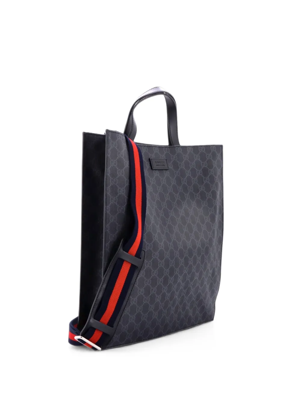 Gucci Pre-Owned Convertible Soft Open GG Coated Canvas Tall tote bag - Nero