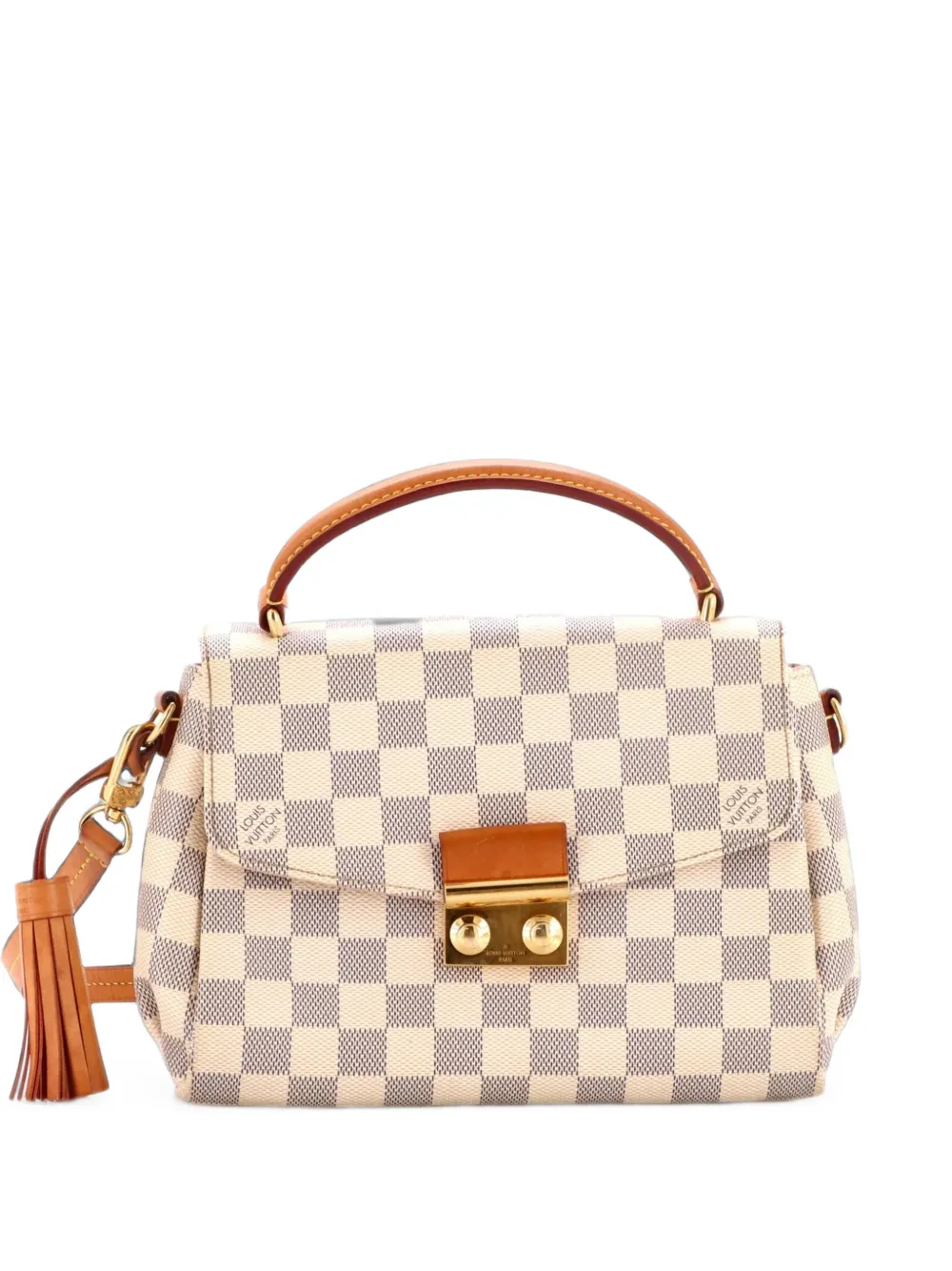 Louis Vuitton Pre-Owned Croisette Handbag Damier crossbody bag - Bianco