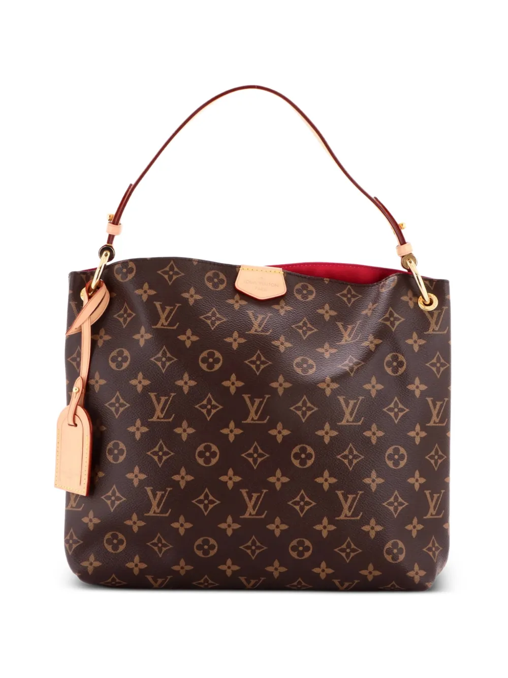 Louis Vuitton Pre-Owned Graceful Handbag Monogram Canvas PM hobo bag - Braun