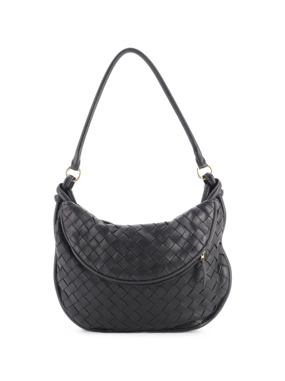 Bottega Veneta Pre-Owned Gemelli Intrecciato Leather Small shoulder bag - Nero