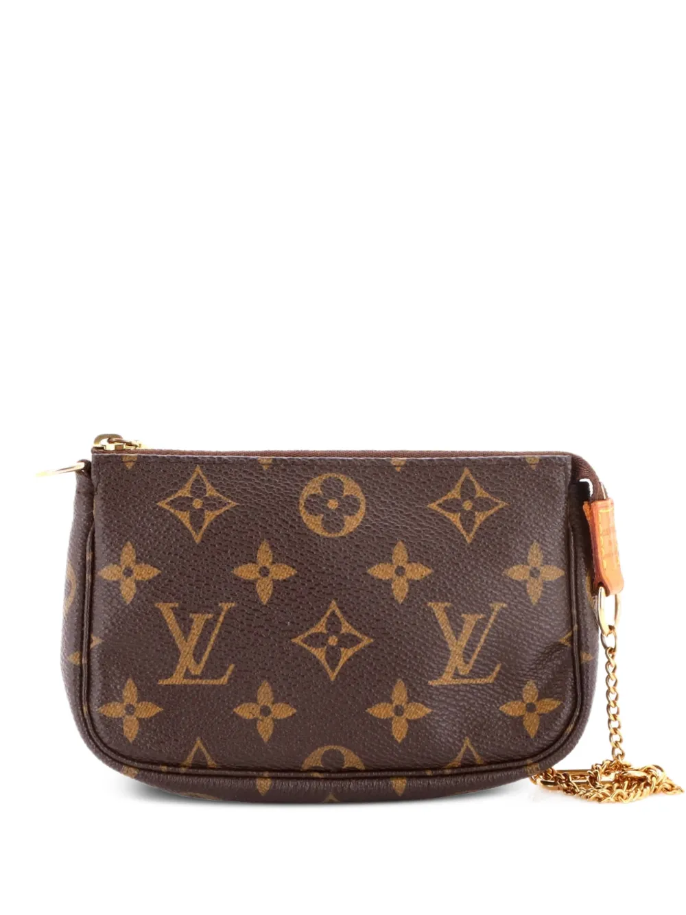 Louis Vuitton Pre-Owned Pochette Accessoires Monogram Canvas Mini clutch bag - Marrone