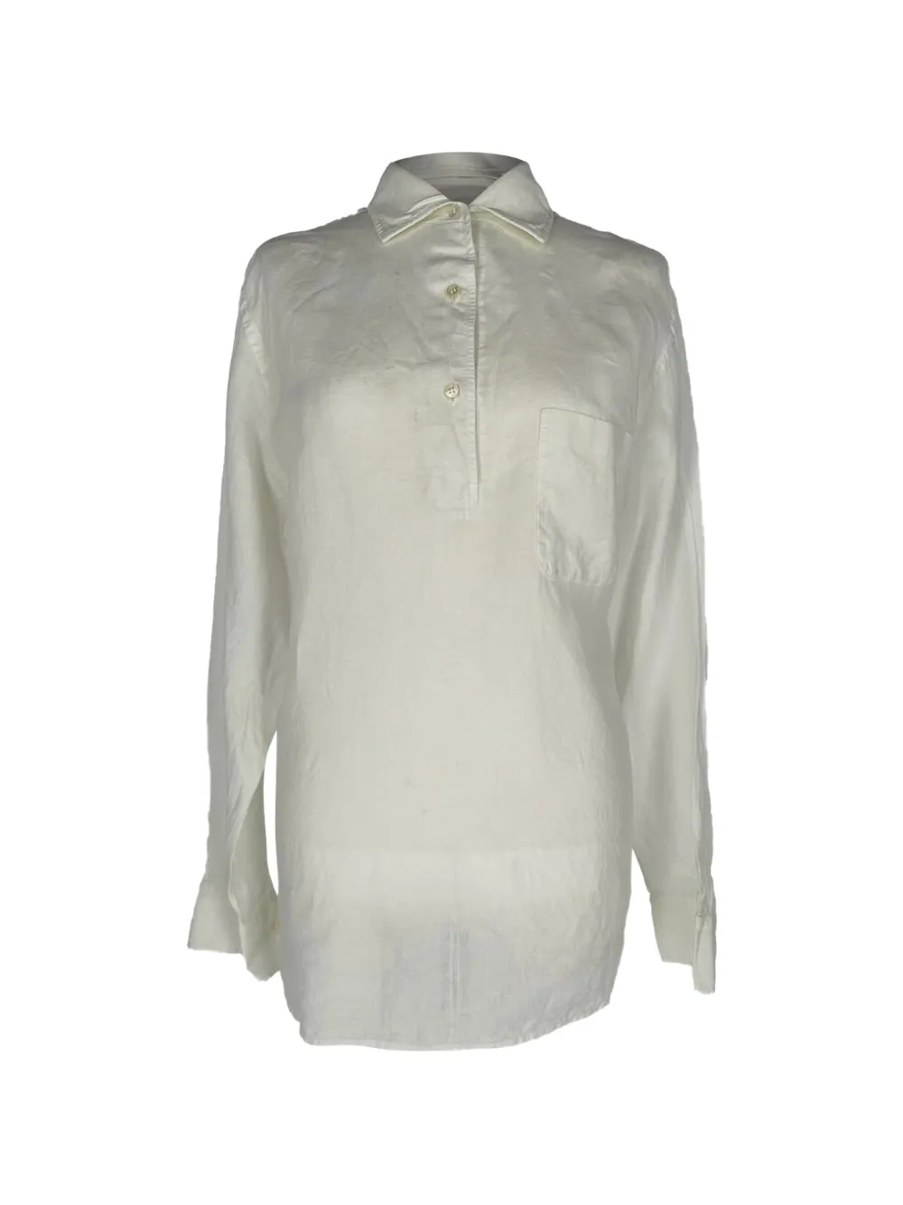 Loro Piana Pre-Owned button-up linen shirt – White