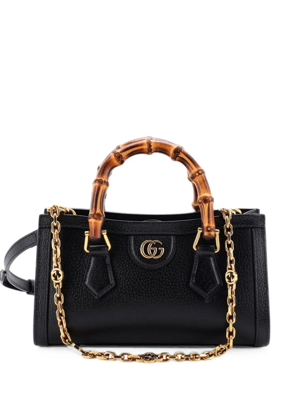 Gucci Pre-Owned Diana NM Convertible Leather Small shoulder bag - Nero
