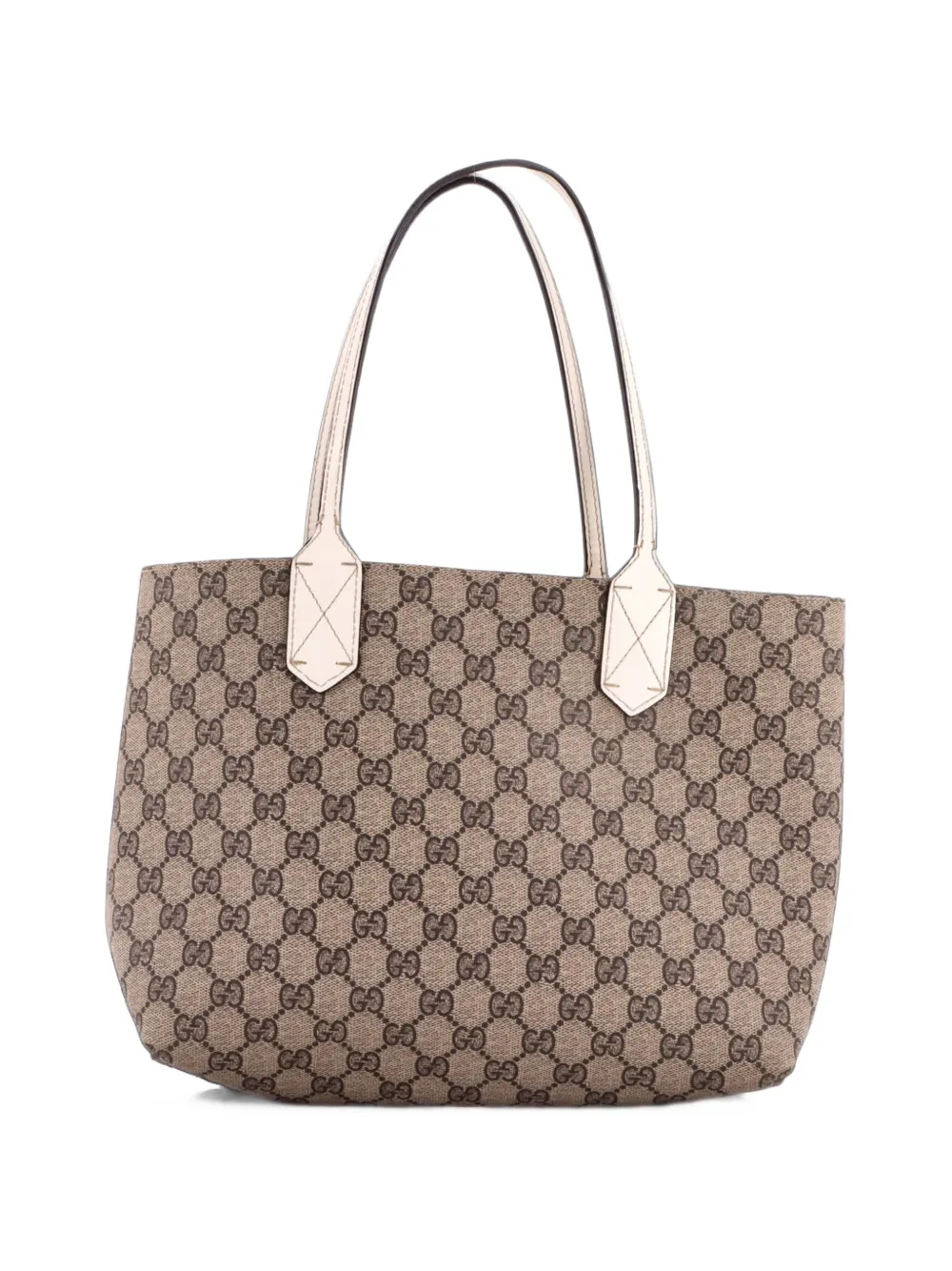 Gucci Pre-Owned Reversible GG Print Leather Small tote bag - Marrone