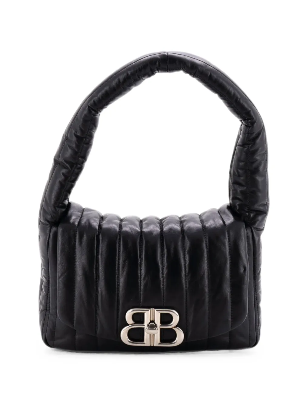 Balenciaga Pre-Owned Monaco Sling Bag Padded Quilted Leather Small shoulder bag - Nero