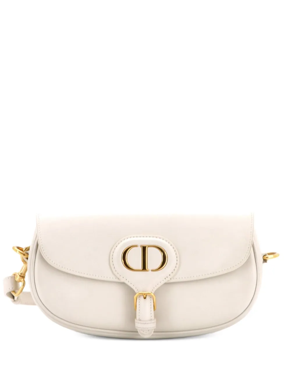 Christian Dior Pre-Owned Bobby Flap Bag Leather East West crossbody bag - White