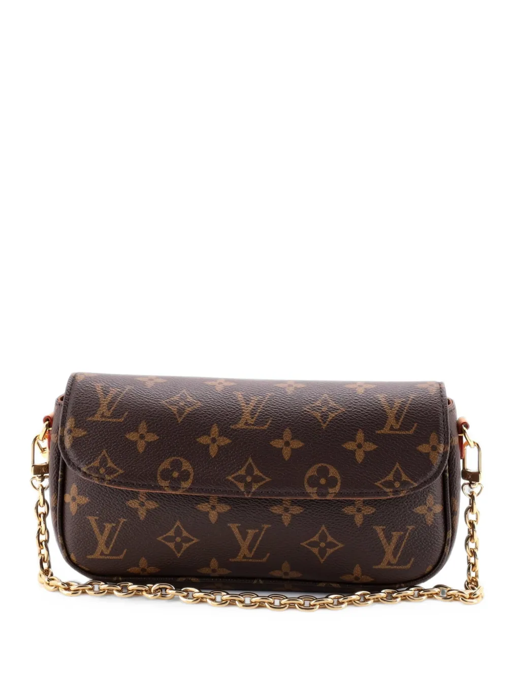 Louis Vuitton Pre-Owned Ivy Wallet on Chain Monogram Canvas shoulder bag - Marrone