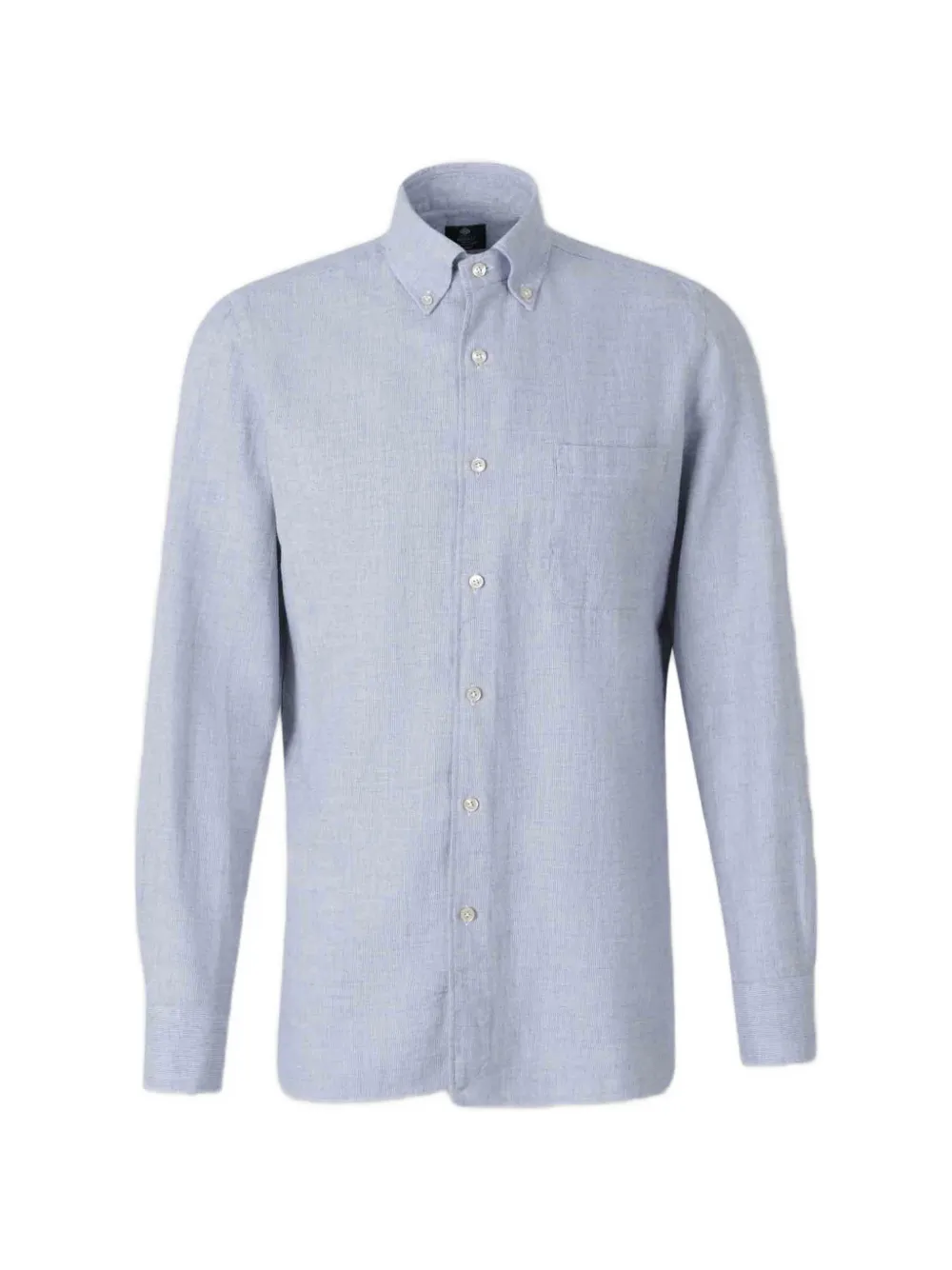 Luigi Borrelli button-down chest-pocket shirt