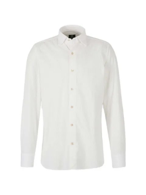 Luigi Borrelli corduroy-textured long-sleeve shirt