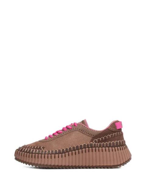 Chloé Nama whipstitch mesh sneakers