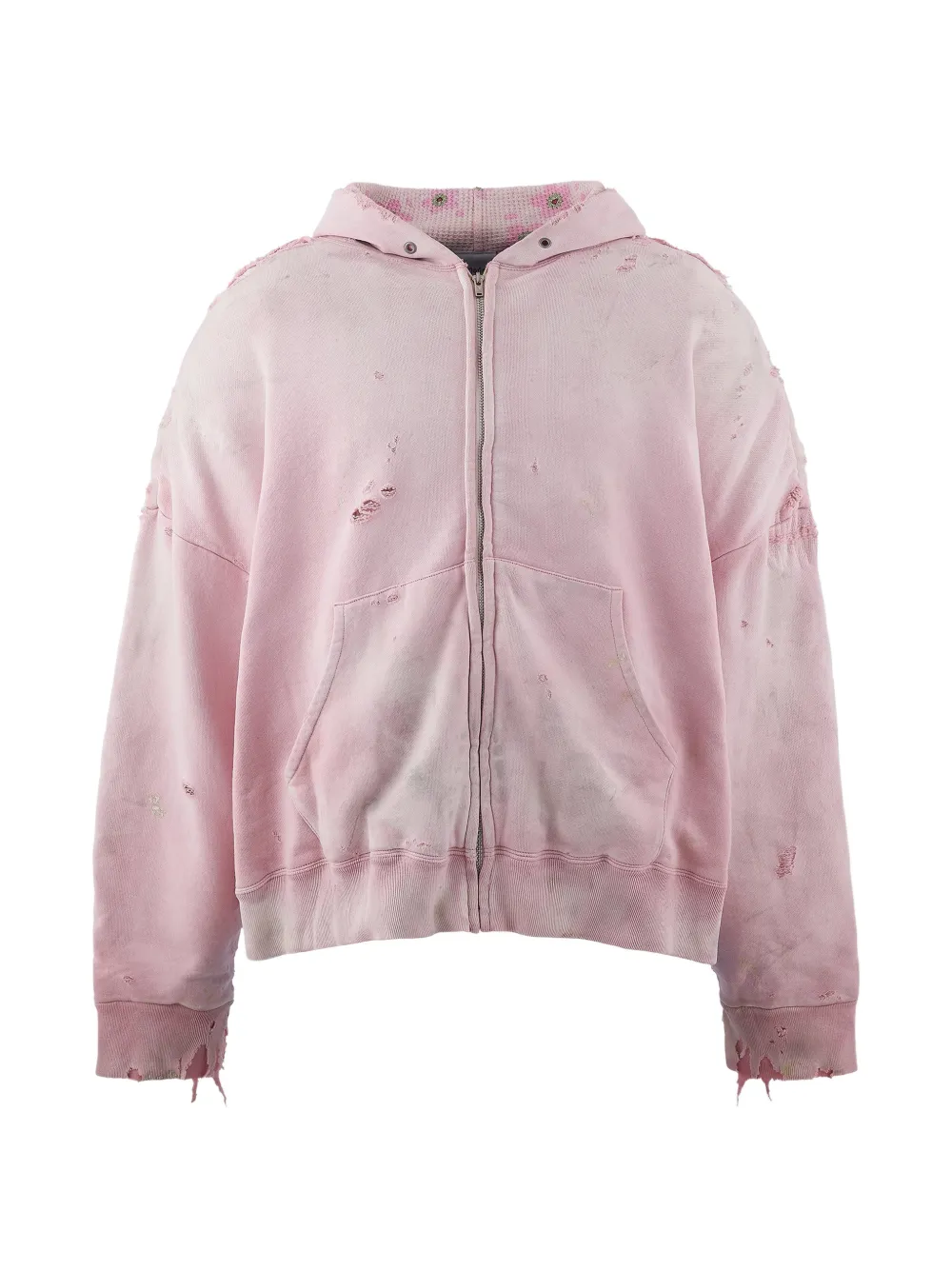 Takashi Murakami Sakura distressed hoodie - Rosa
