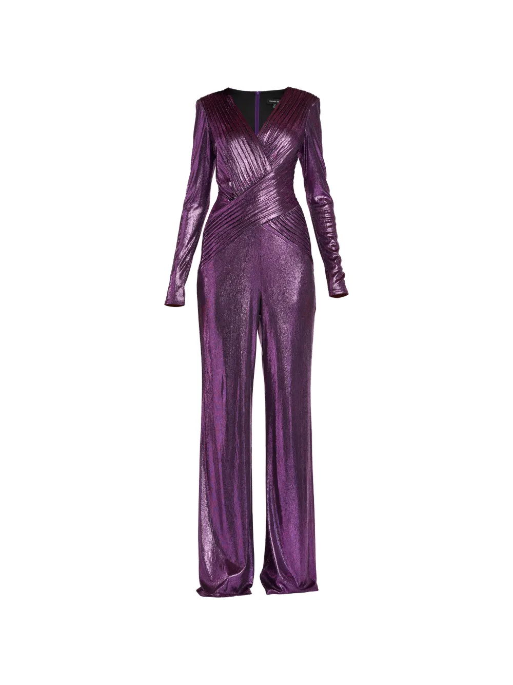 Tadashi Shoji pleated metallic jumpsuit - Viola
