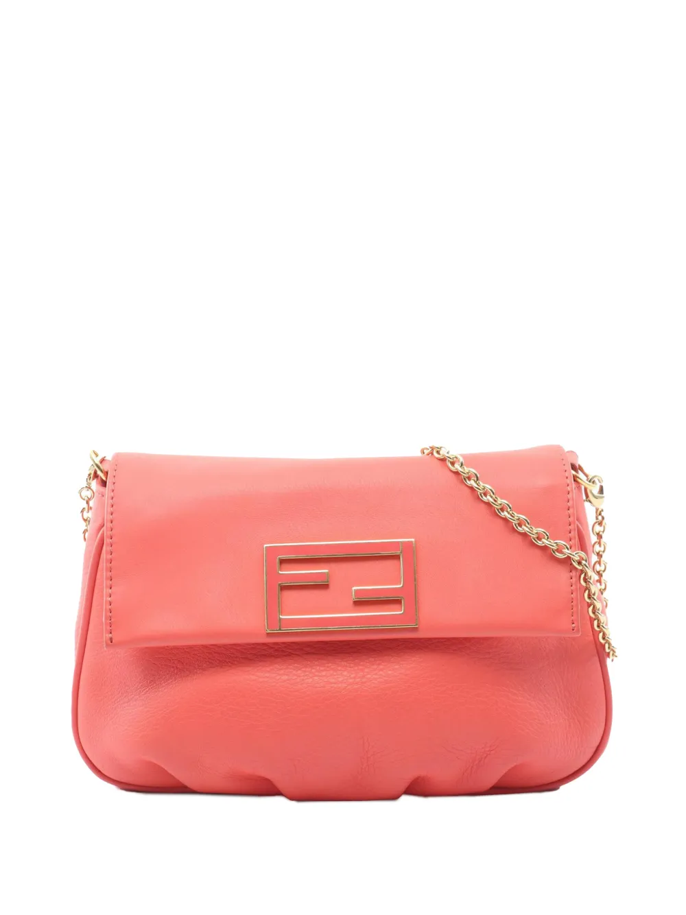 Fendi Pre-Owned 2010-2026 Leather Fendista Pochette crossbody bag - Rosa