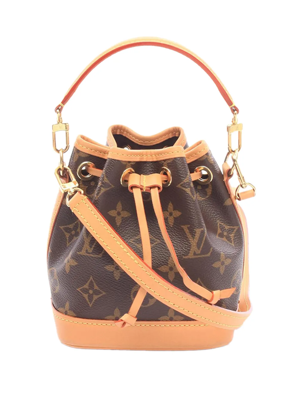 Louis Vuitton Pre-Owned 2021-2026 Monogram Nano Noe bucket bag - Marrone