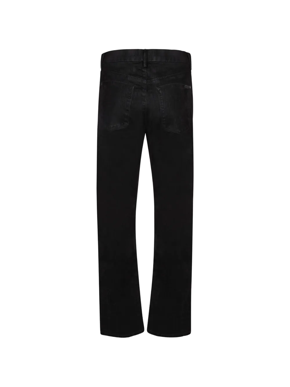7 For All Mankind Straight jeans met vervaagd effect Zwart