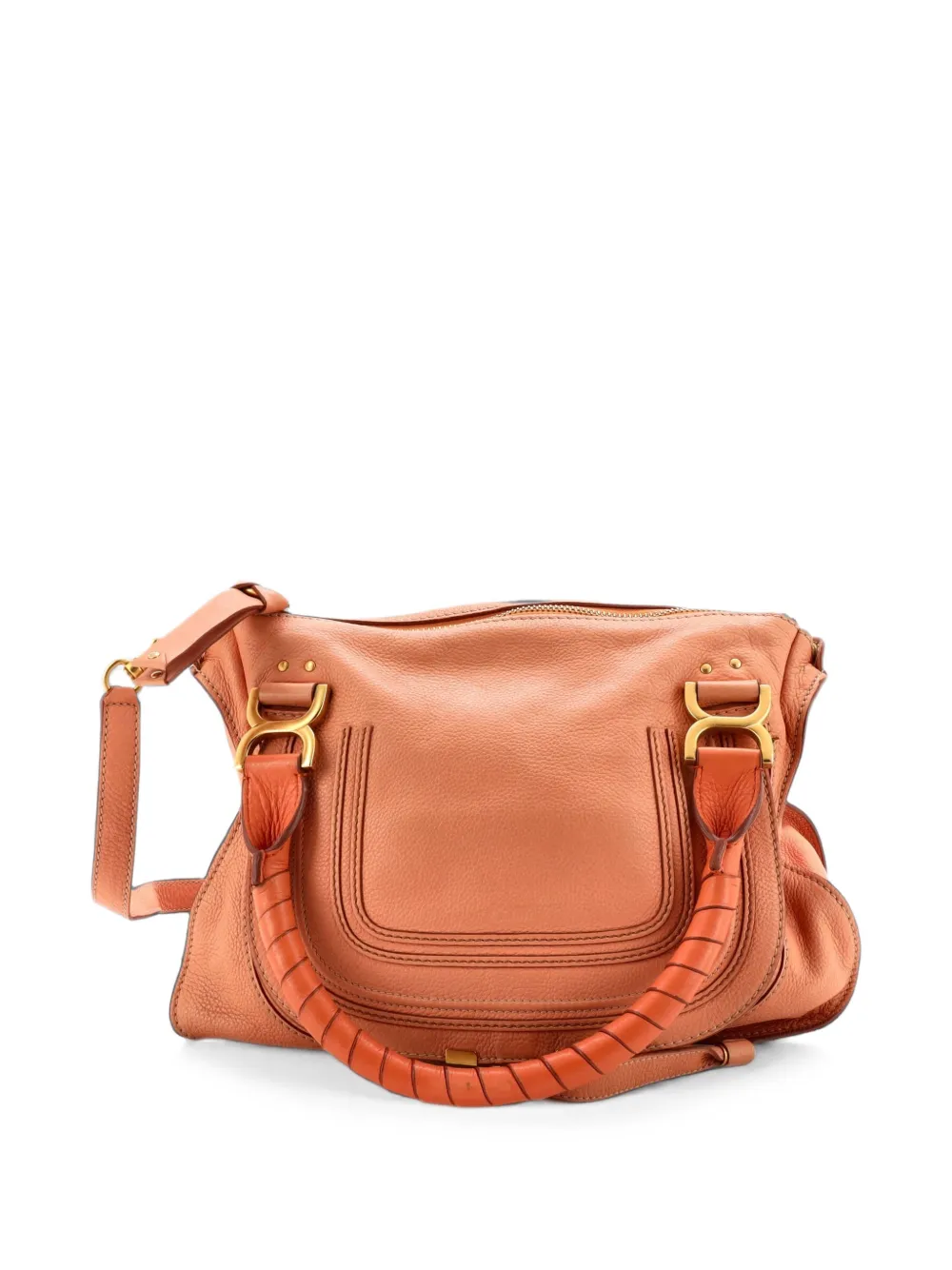 Chloé Pre-Owned Marcie Leather Medium satchel - Rosa