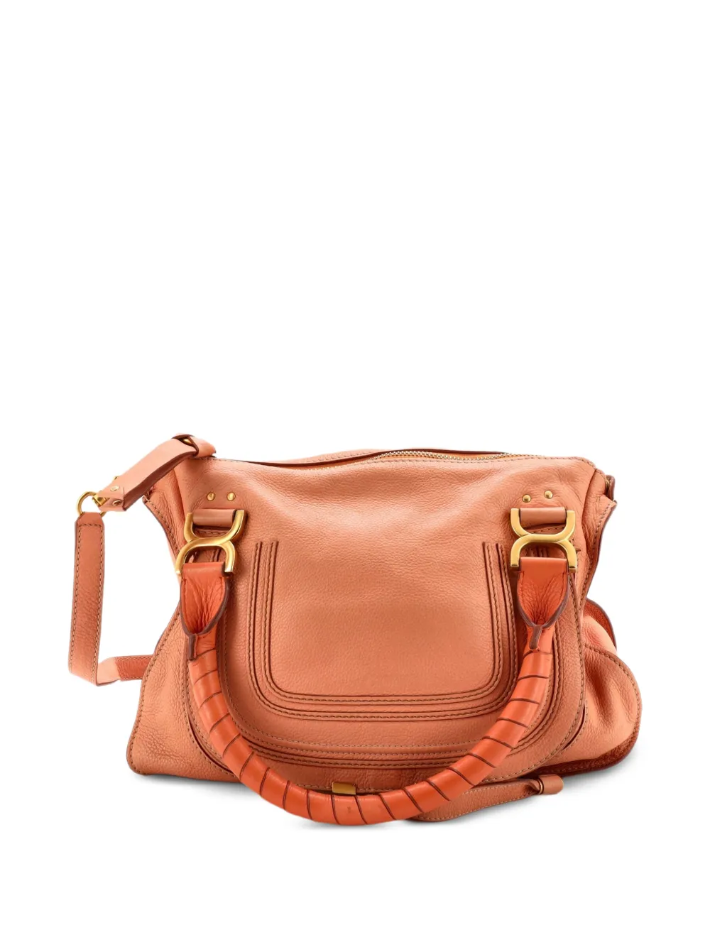 Chloé Pre-Owned Marcie Leather Medium satchel - Rosa