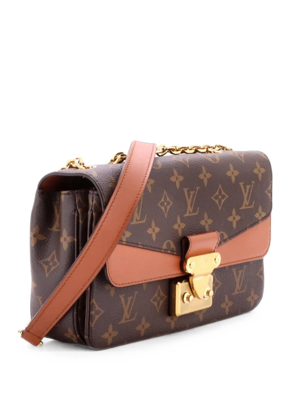 Louis Vuitton Pre-Owned Marceau Handbag Monogram Canvas with Leather shoulder bag - Marrone