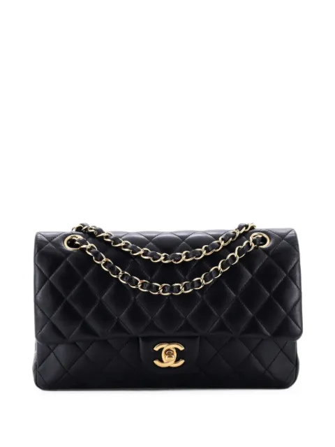 CHANEL Pre-Owned Classic Double Flap Bag Quilted Lambskin Medium shoulder bag
