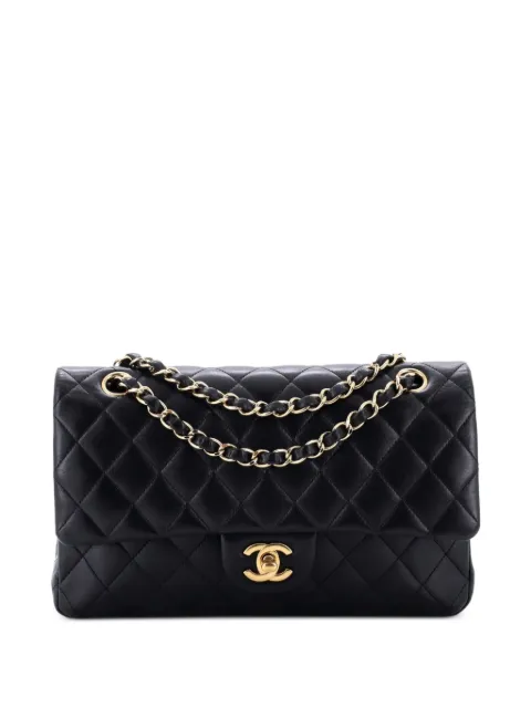 CHANEL Pre-Owned Classic Double Flap Bag Quilted Lambskin Medium shoulder bag