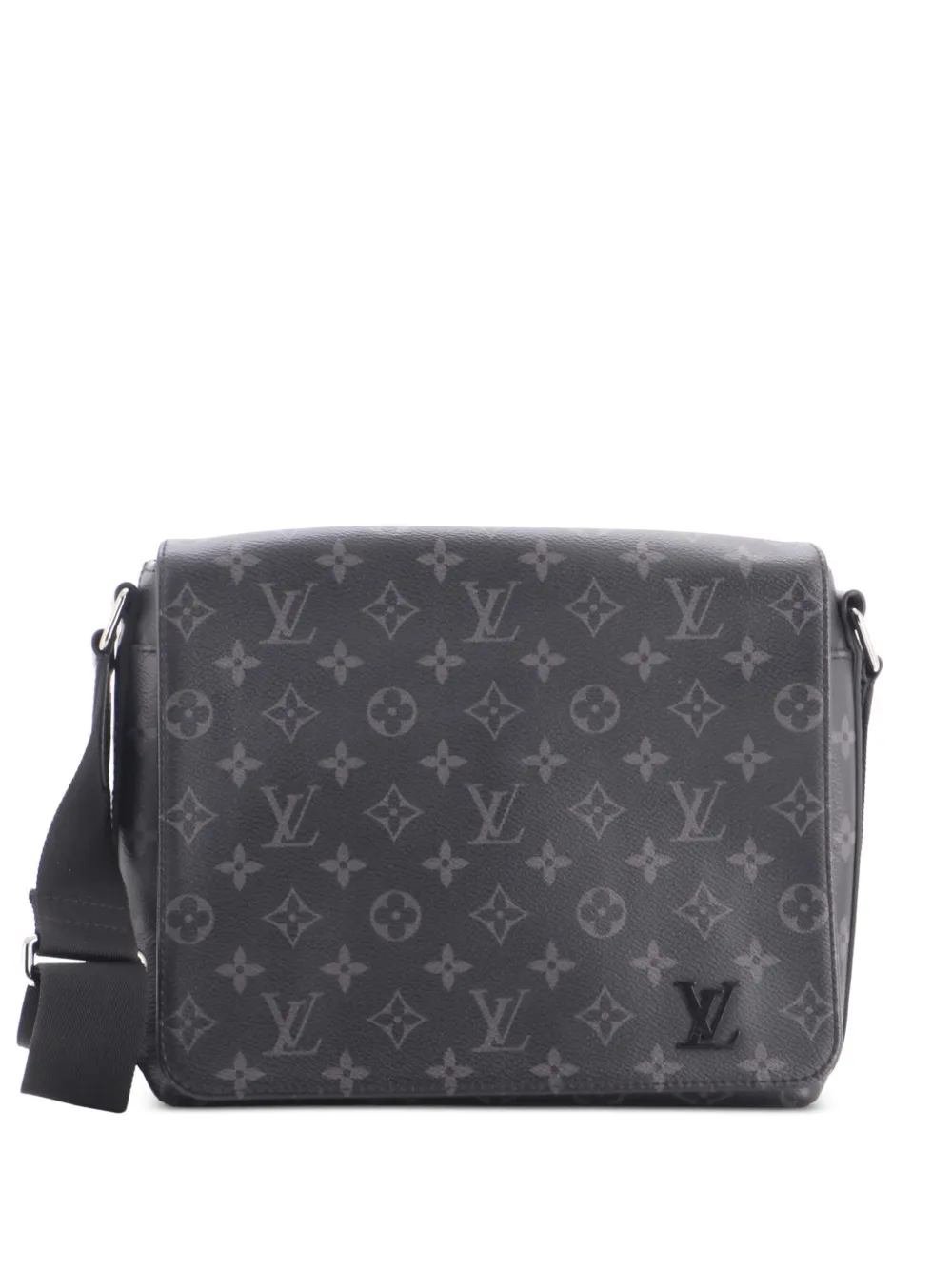 Louis Vuitton Pre-Owned sacoche District Messenger Bag Monogram Eclipse Canvas PM - Noir Louis Vuitton Pre-Owned sacoche District Messenger Bag Monogram Eclipse Canvas PM - Noir