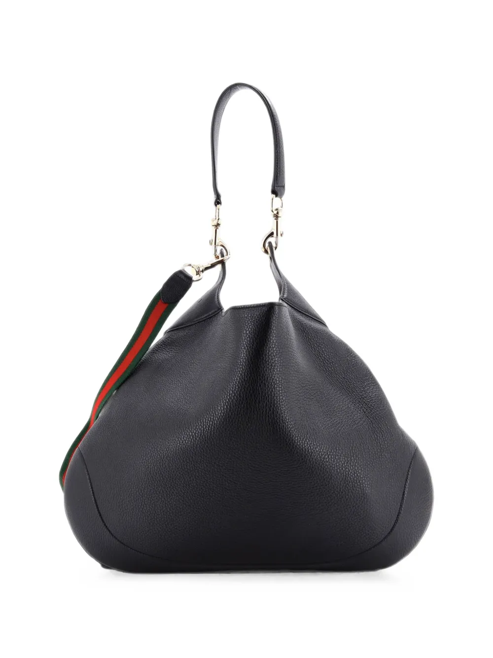 Gucci Pre-Owned B Shoulder Bag Leather Large hobo bag - Nero