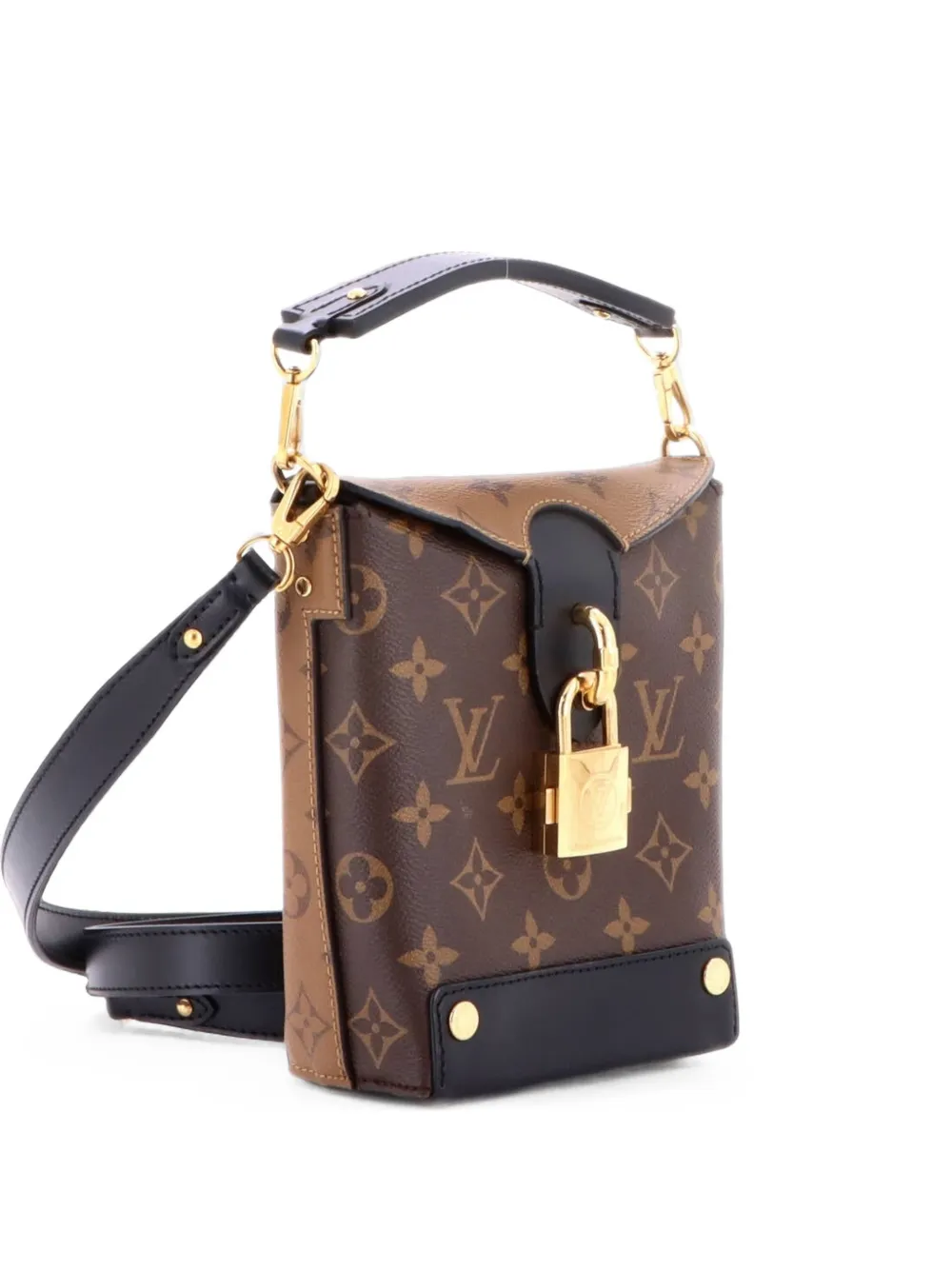 Louis Vuitton Pre-Owned Bento Box Handbag Reverse Monogram Canvas shoulder bag - Schwarz